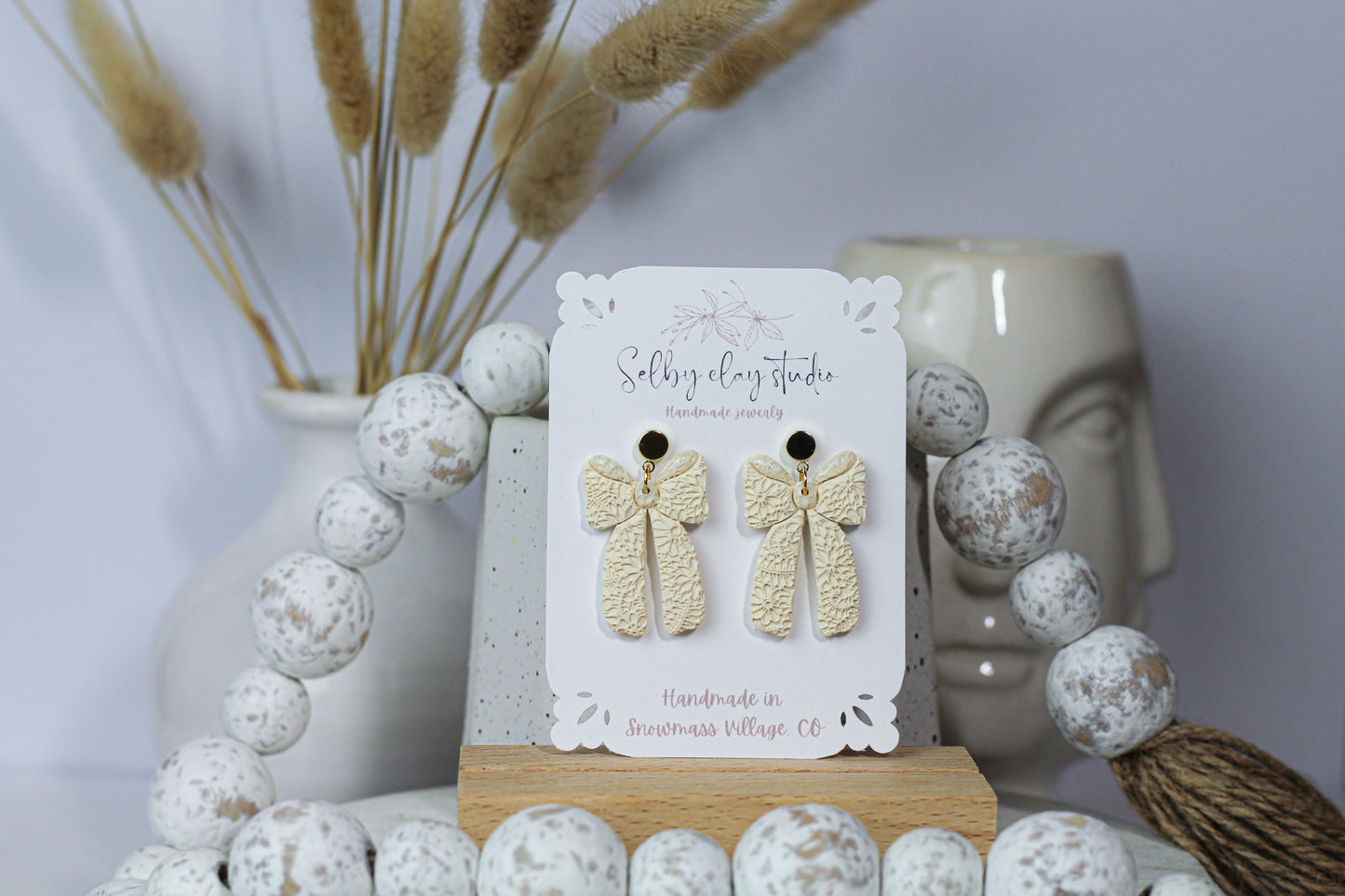 Spring Easter yellow bow