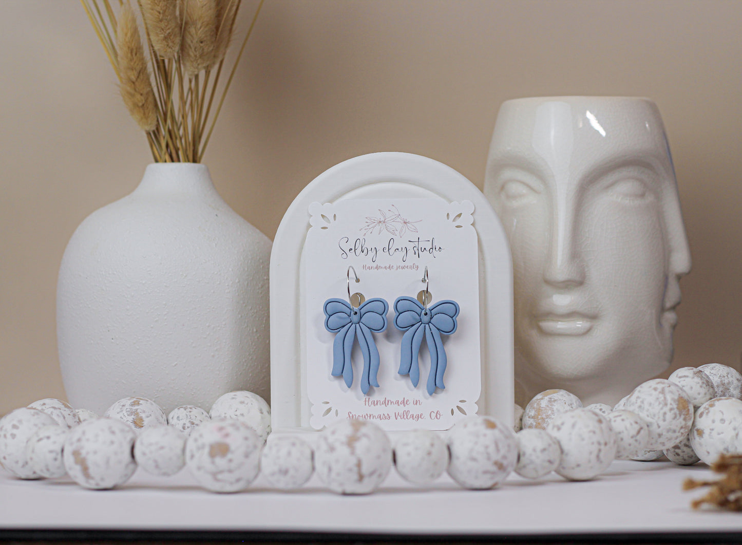 Blue bloom bows