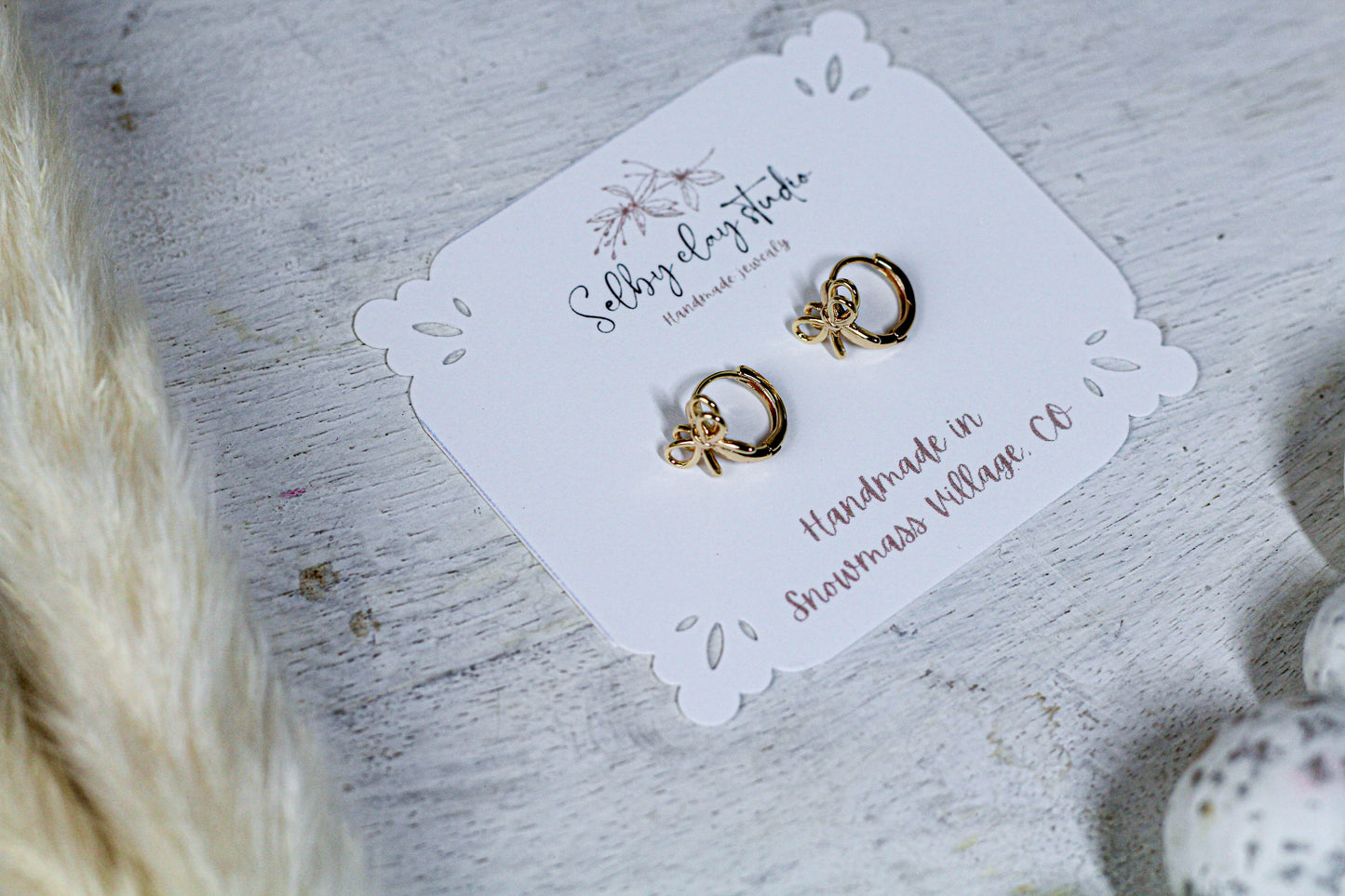 Gold platted bow hoops