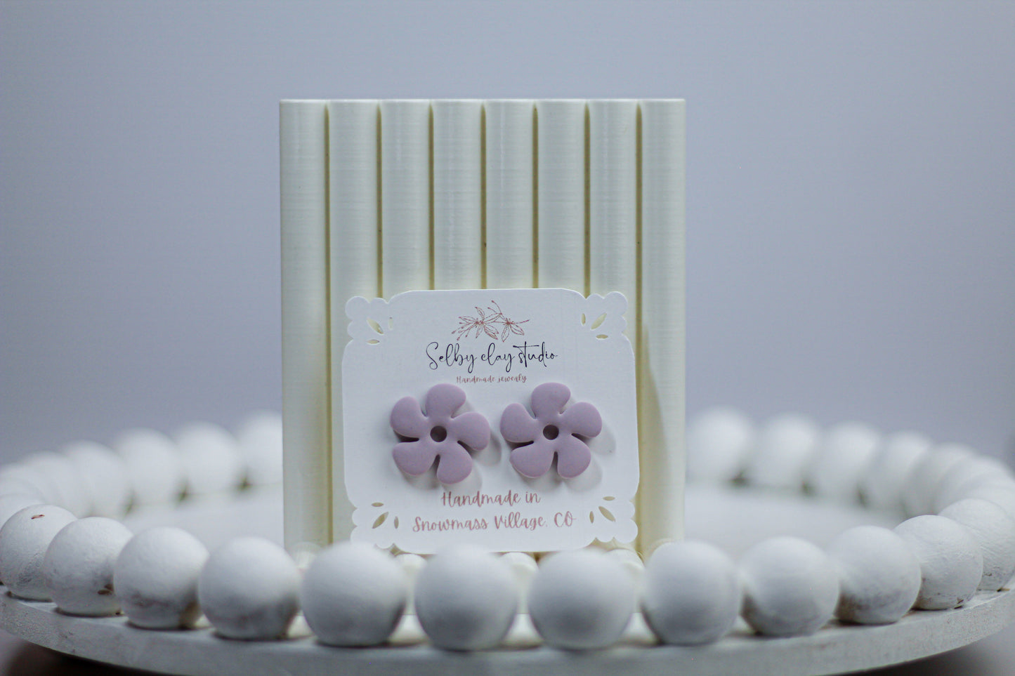 Galaxy flower medium studs