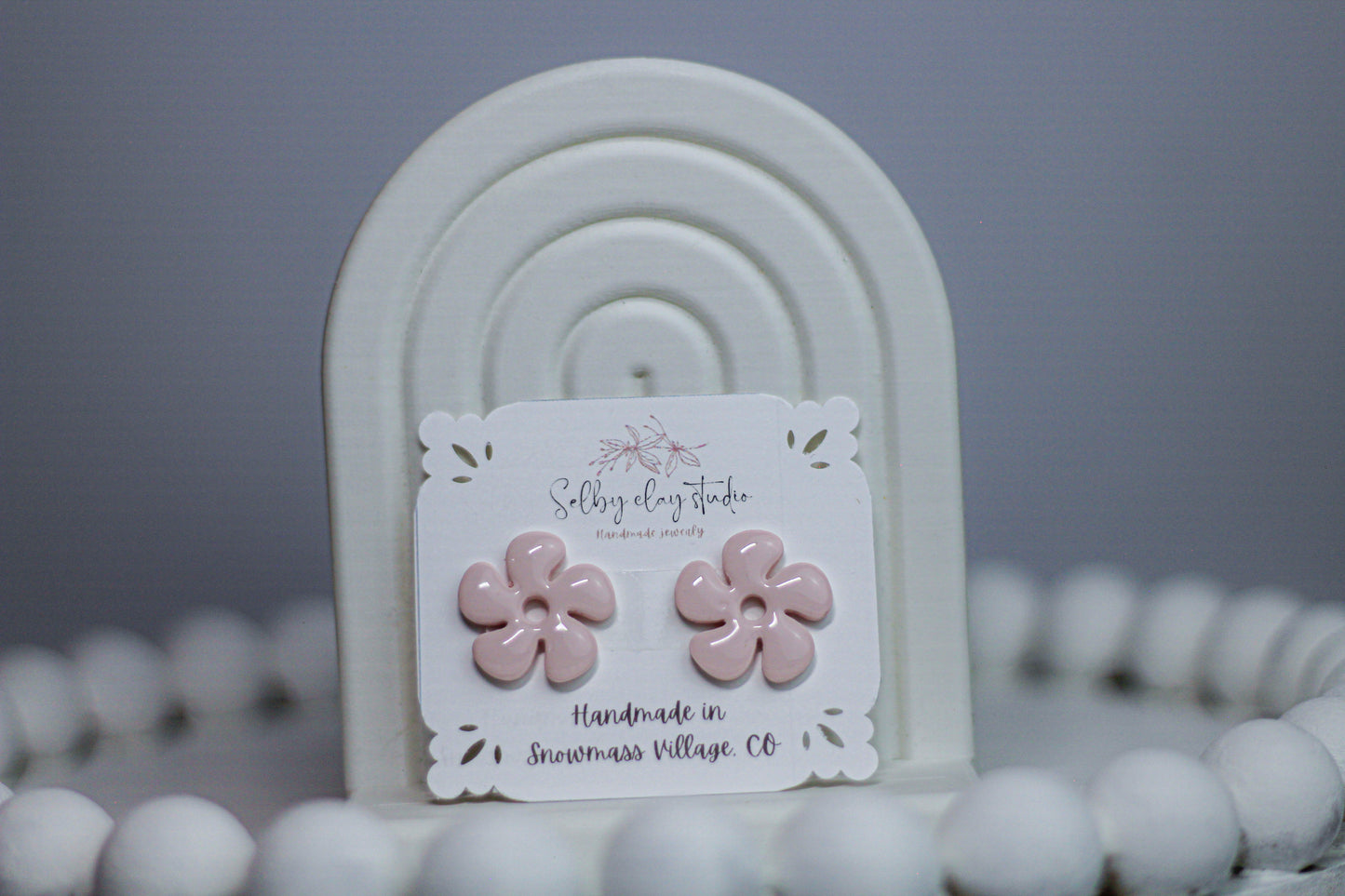 MOLLIE pink flower charm