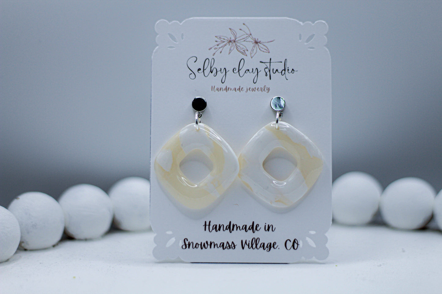 LA PERLA square dangles