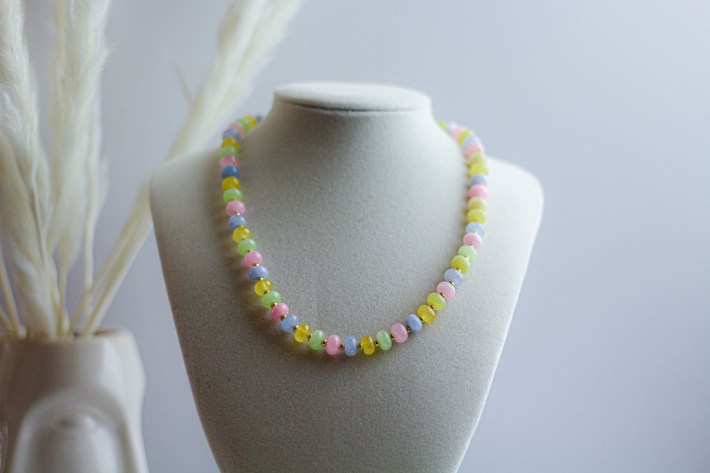 Spring 3 beed necklace