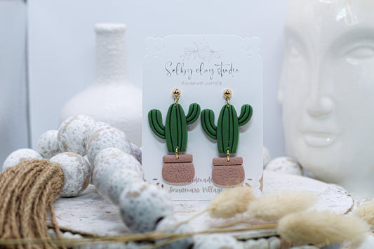 Botanical dark cactus 1