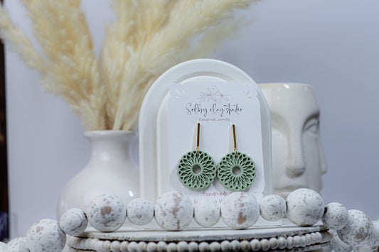 Green Ivy cool hoops