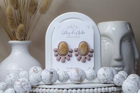 Rose nude big studs