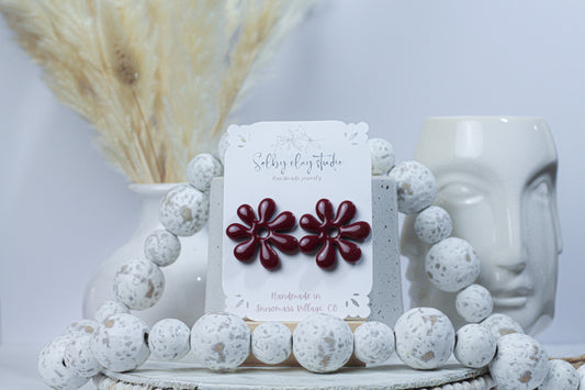 New wine flower stud