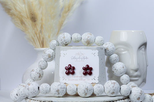 New mini flower studs