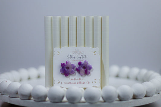 Galaxy flower medium studs