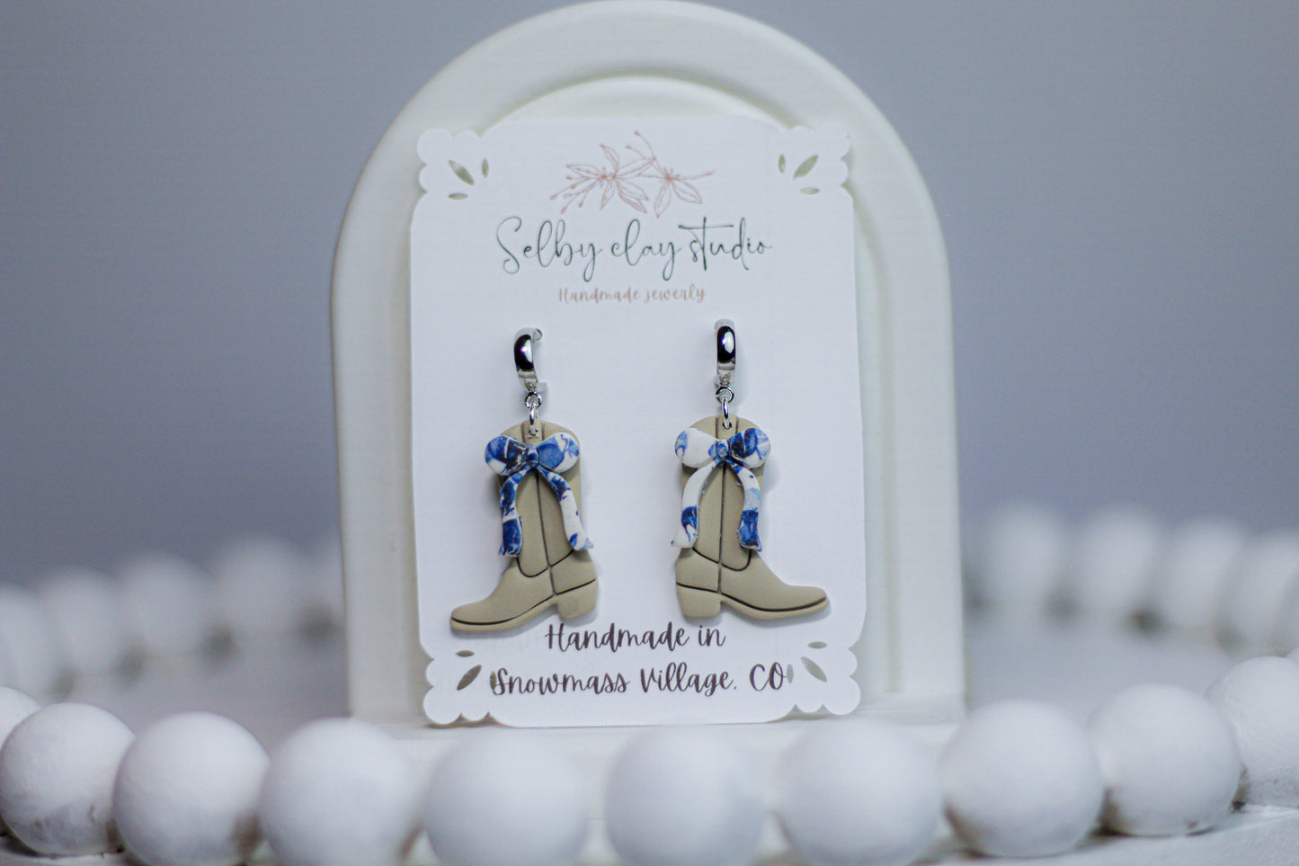 PA blue marine cowboy boots