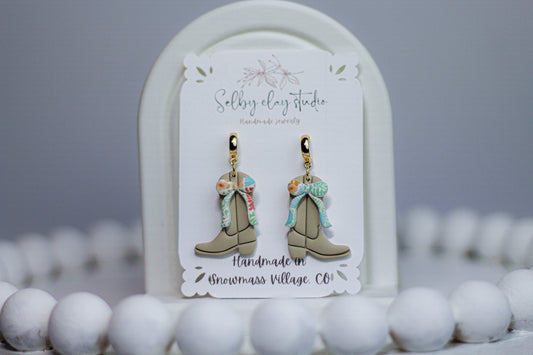 PA green cowboy boots