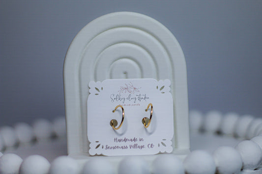 MOLLIE gold hoops