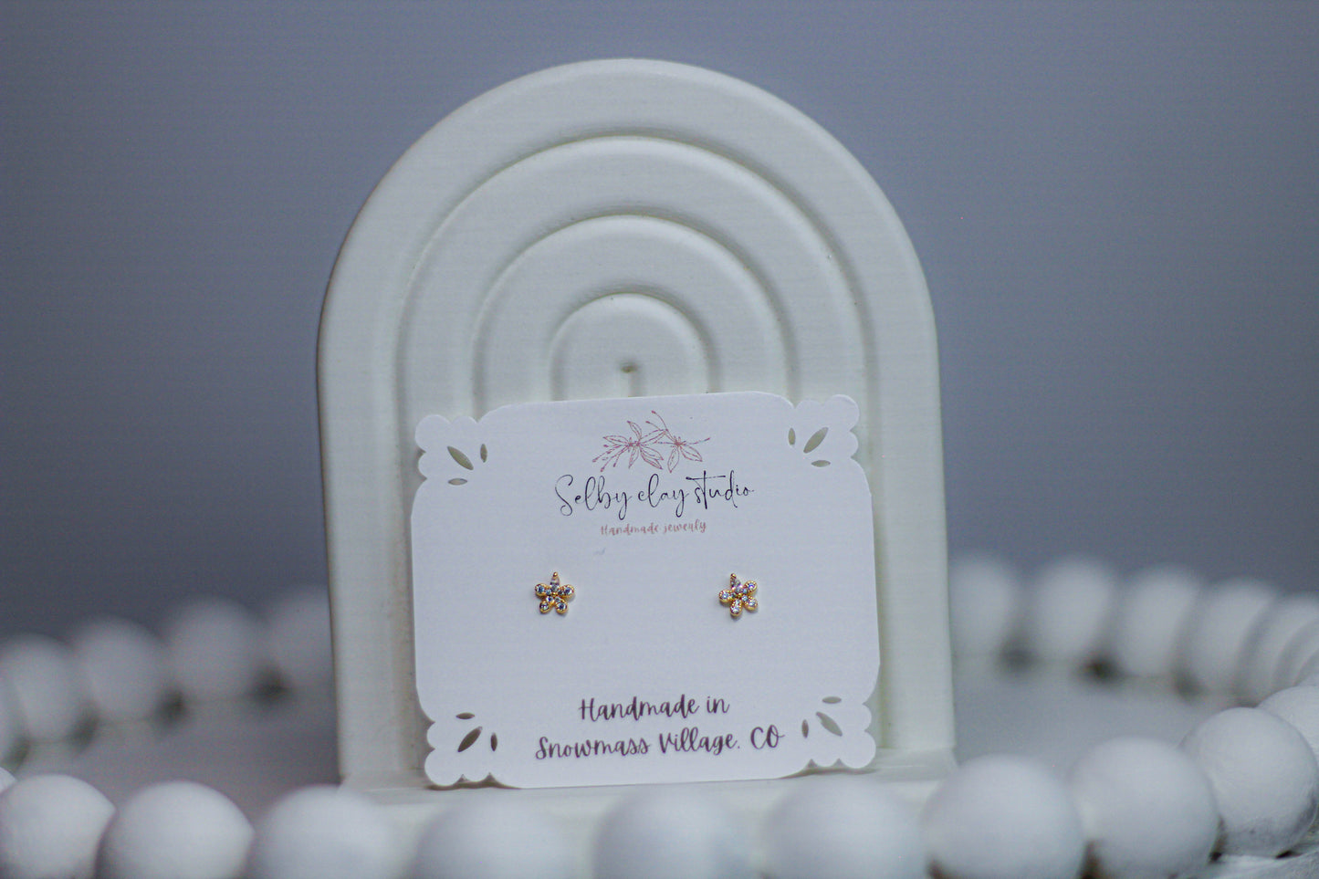 PA mini flower studs