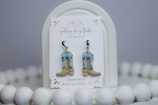 PA baby blue cowboy boots