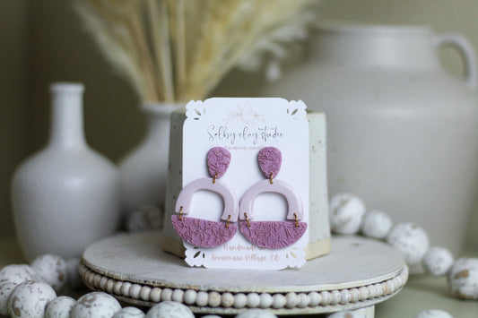 Lilac baby rose boho circles