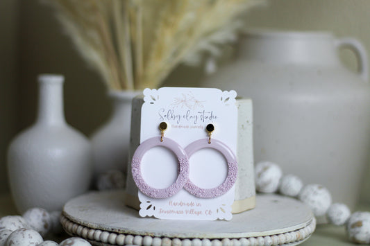 Lilac baby rose circles