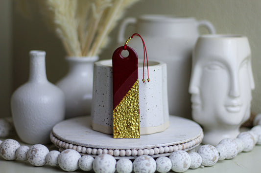 Merlot gold bookmark