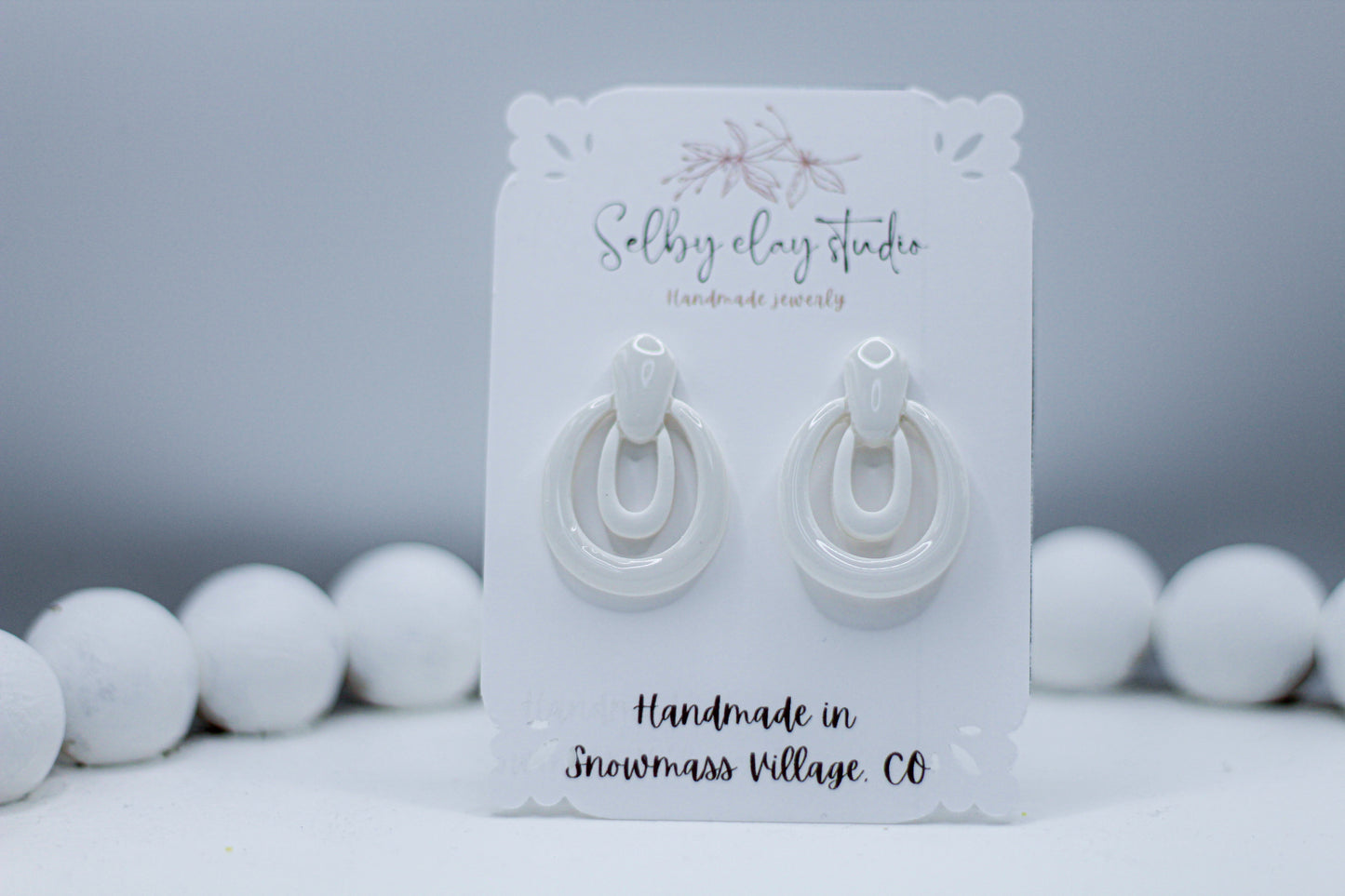LA PERLA circle stud