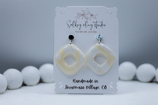 LA PERLA square dangles