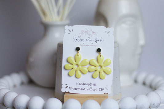 Spring 3 yellow flower dangle