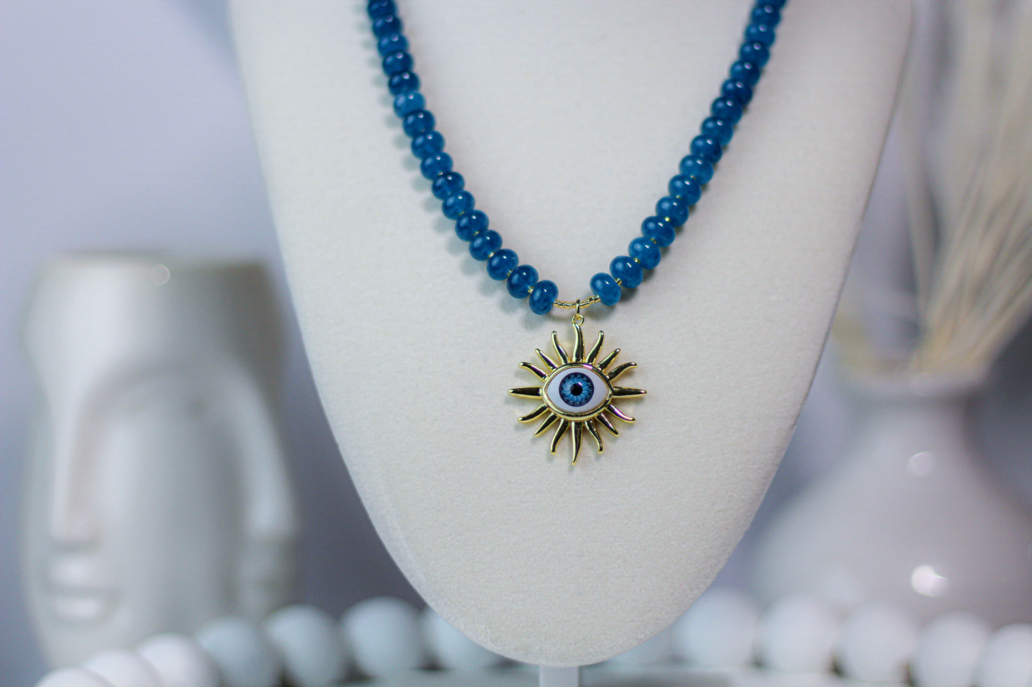 Blue eye necklace