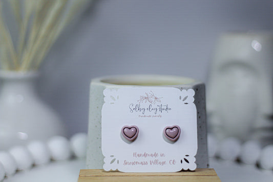 AMALFI stud hearts