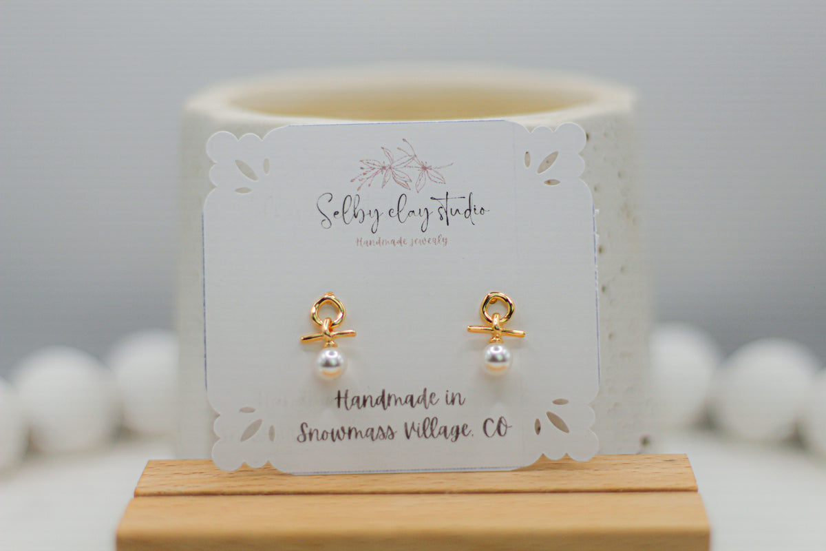 Gold plated mini pearls