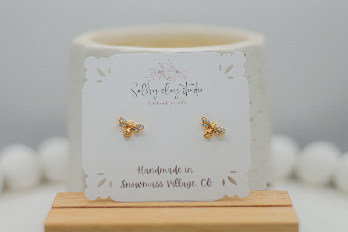 Gold platted mini bee