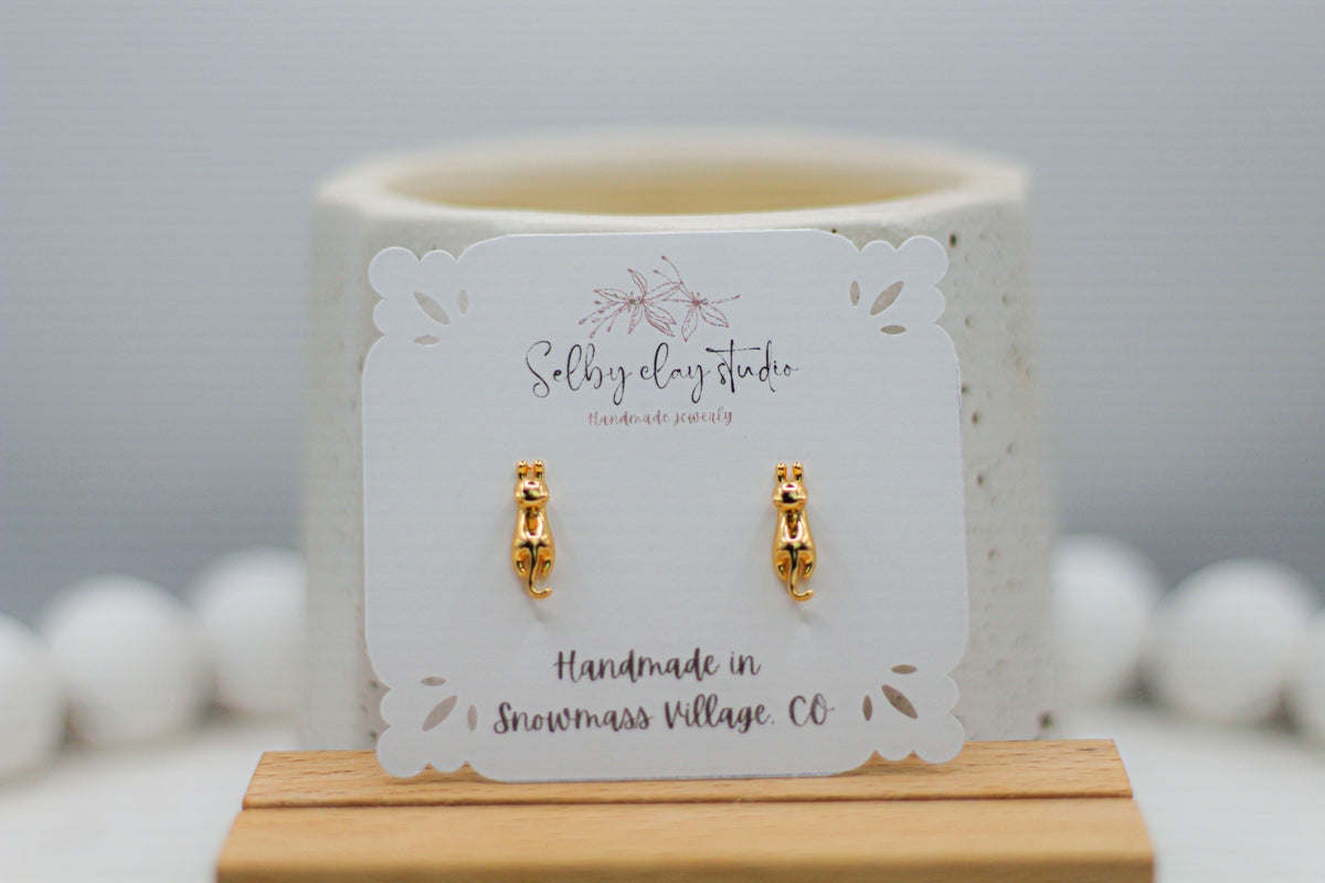 Gold plated mini cats