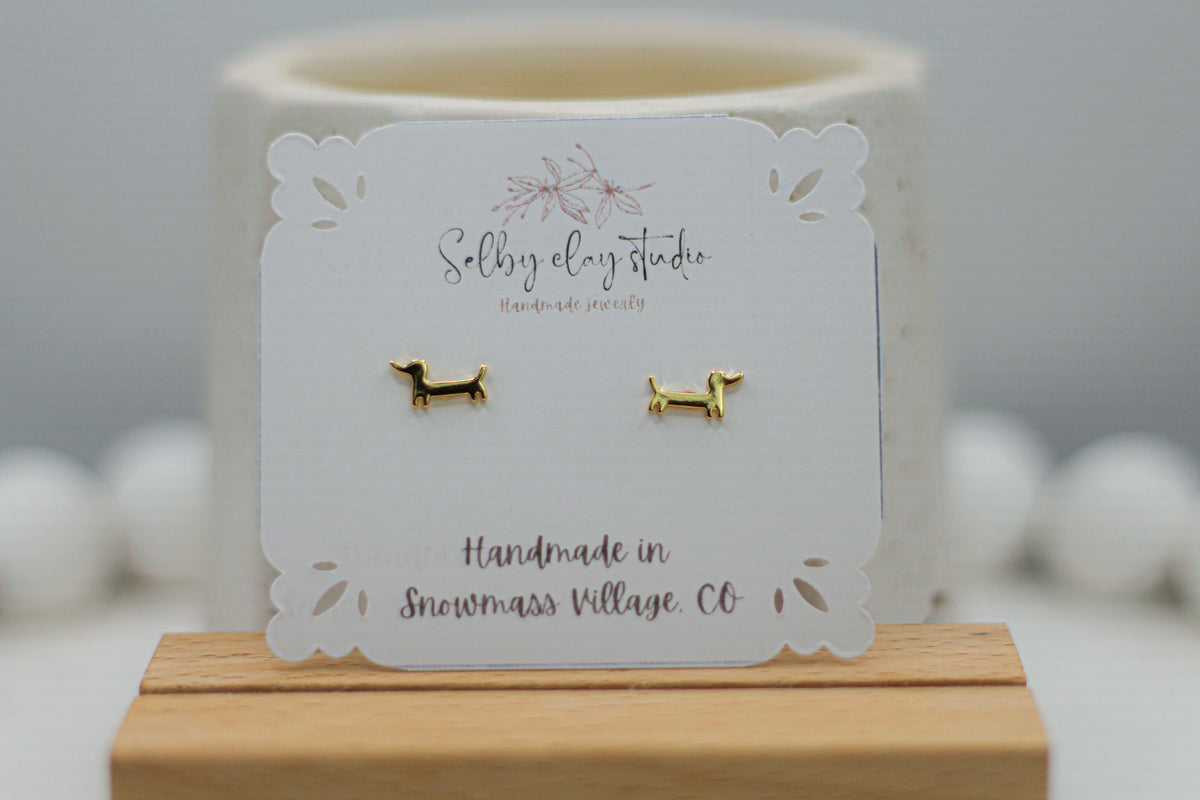 Gold plated mini dogs